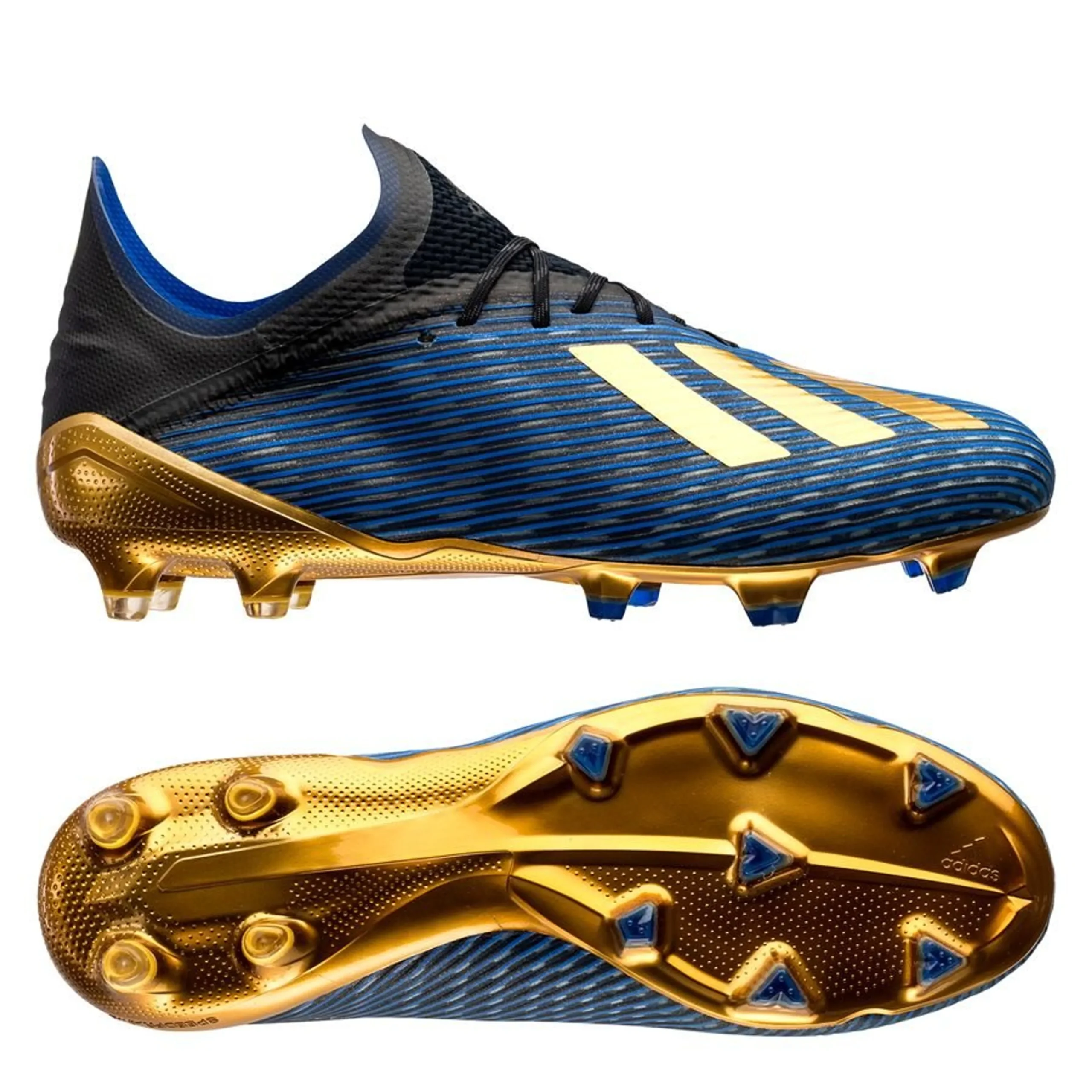 ADIDAS X 19.1 FG/AG INPUT CODE - ZWART/GOUD/BLAUW